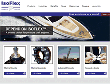 Tablet Screenshot of isoflextech.com